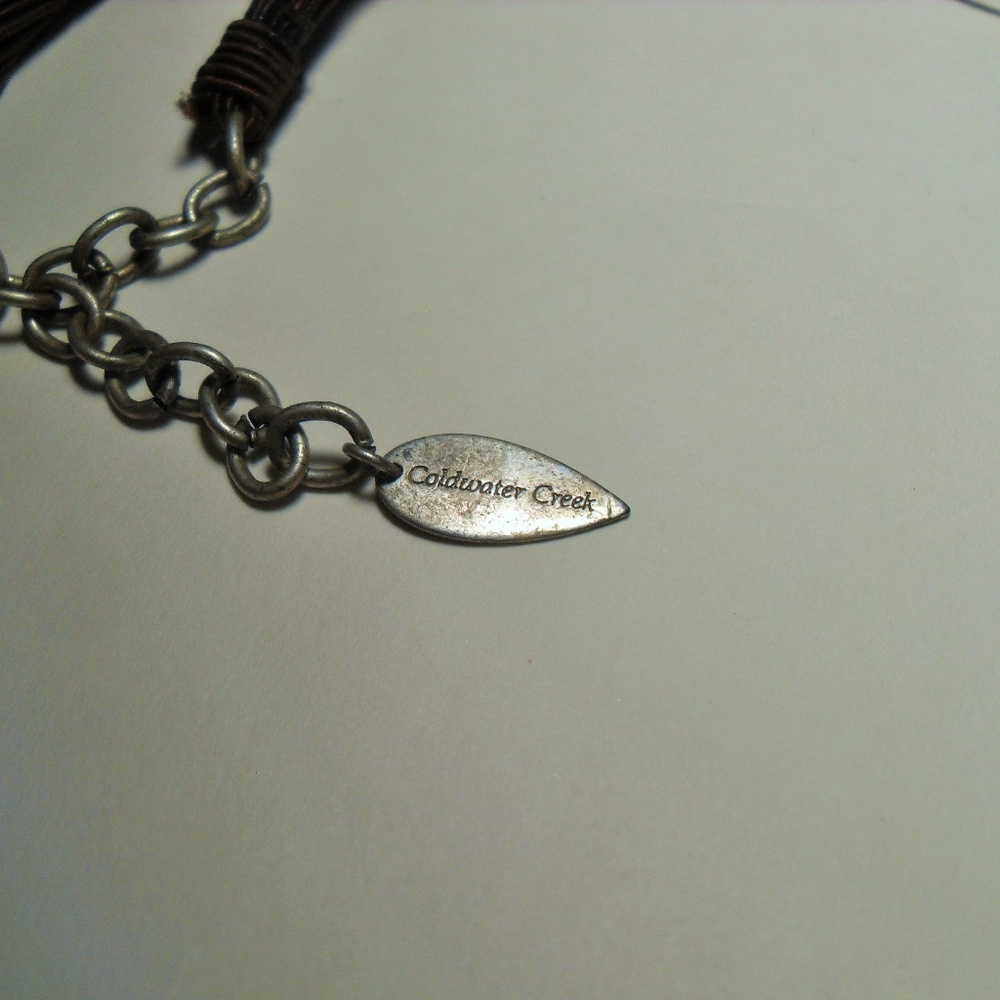 Coldwater Creek Brown pendant necklace - Picture 3 of 4
